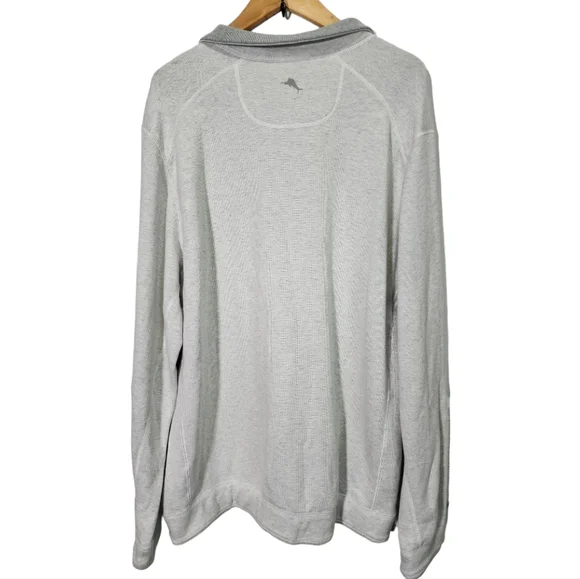 Tommy Bahama Flipsider reversable half zip sweater size XL - Picture 2 of 5